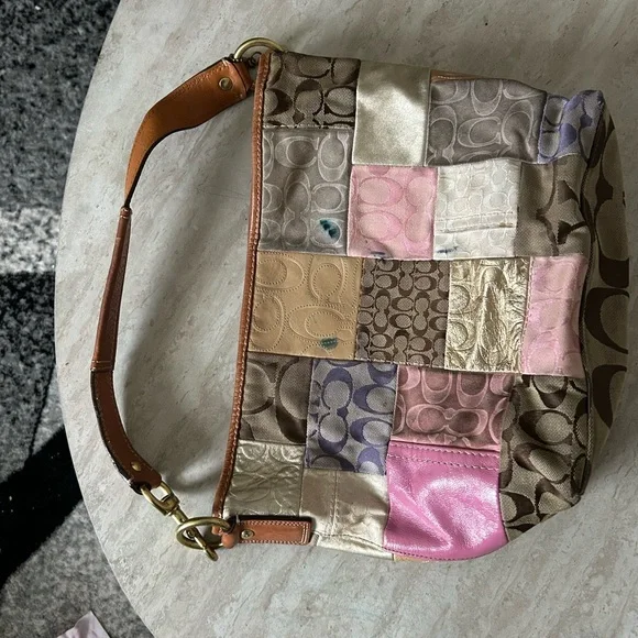 Coach Multicolor Patchwork Shoulder Bag - Picture 2 of 6